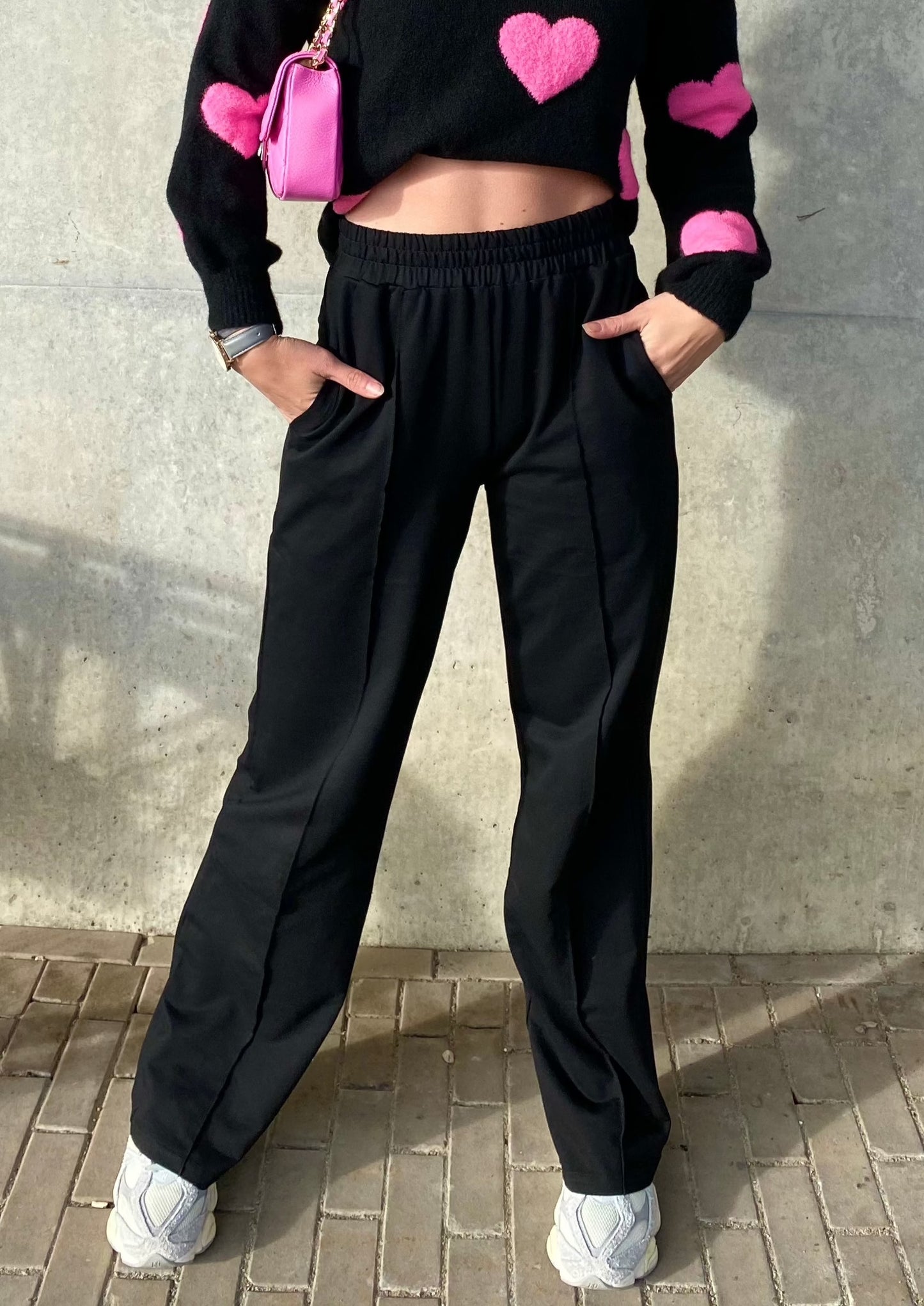 VIANI PANTALON - BLACK