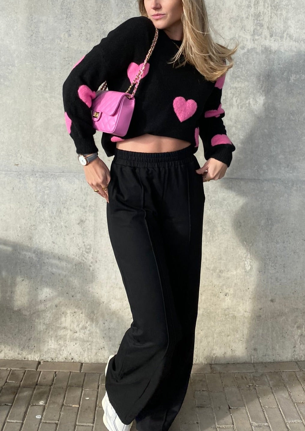 VIANI PANTALON - BLACK