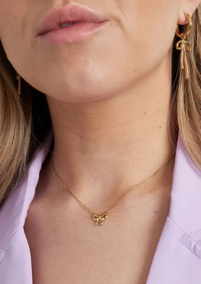 KETTING MET STRIK - GOUD
