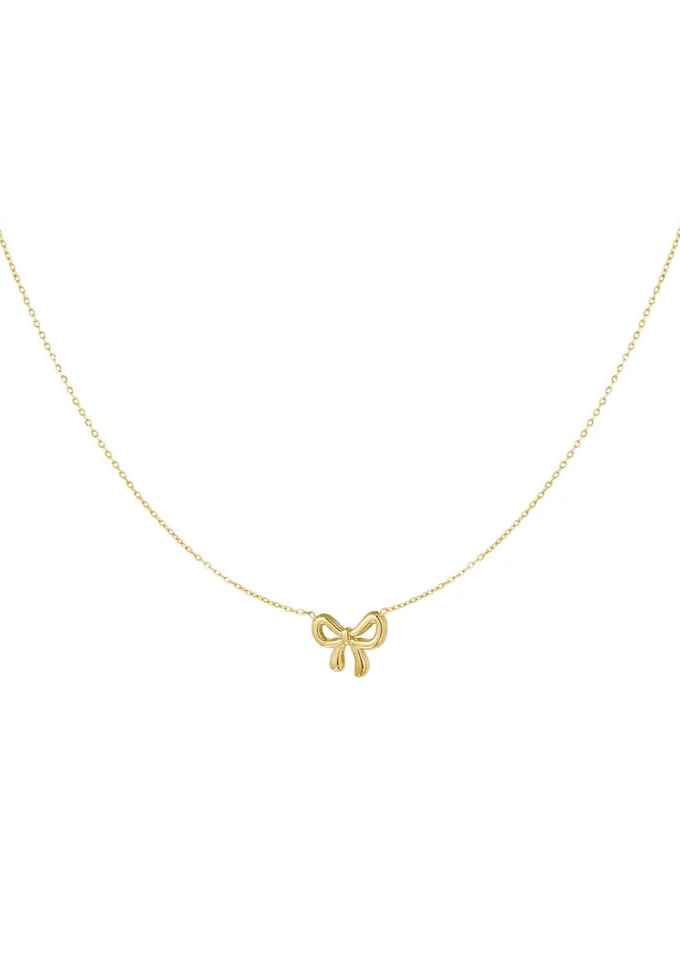 KETTING MET STRIK - GOUD