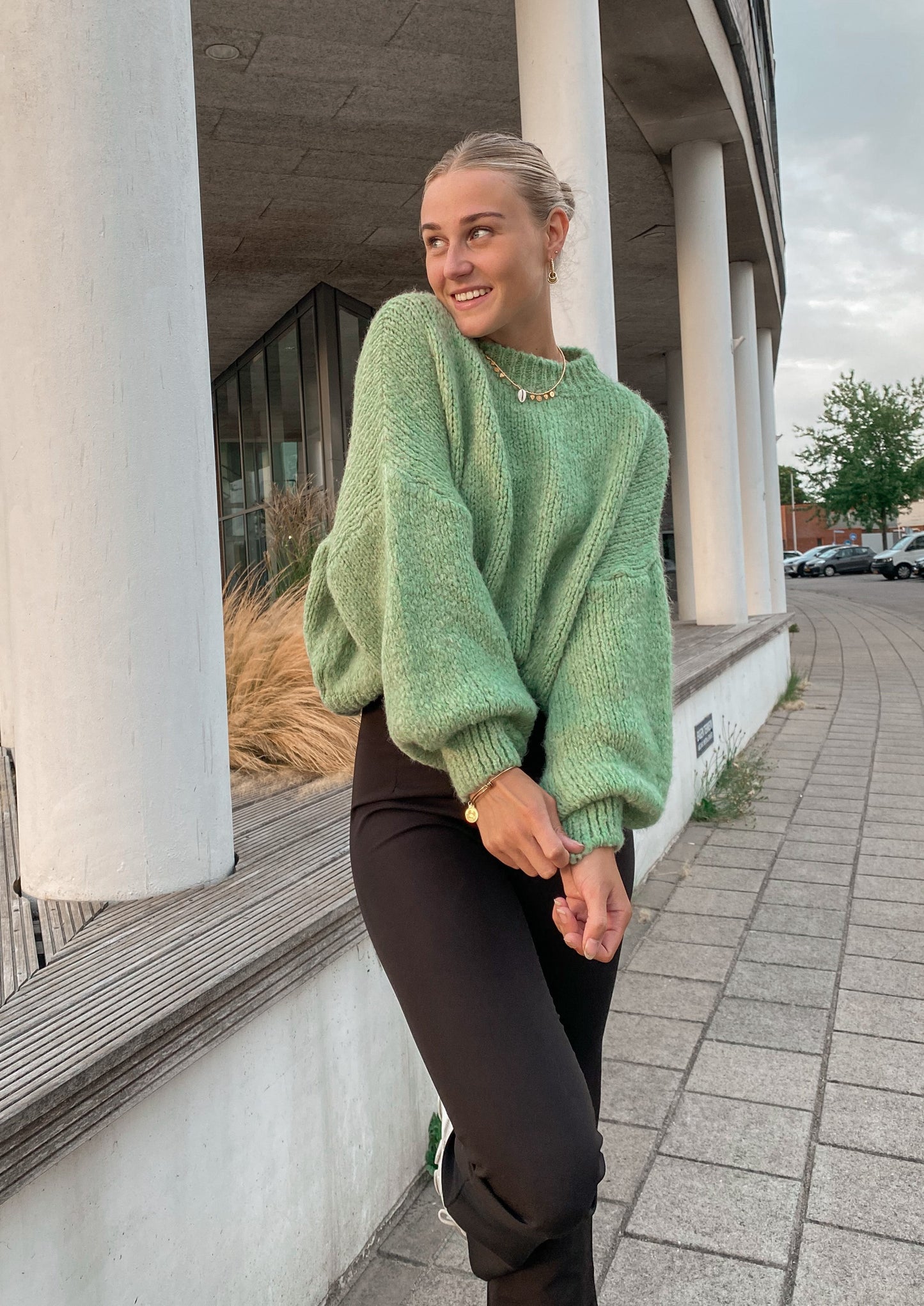 ‘STAY WITH ME’ KNIT - GREEN