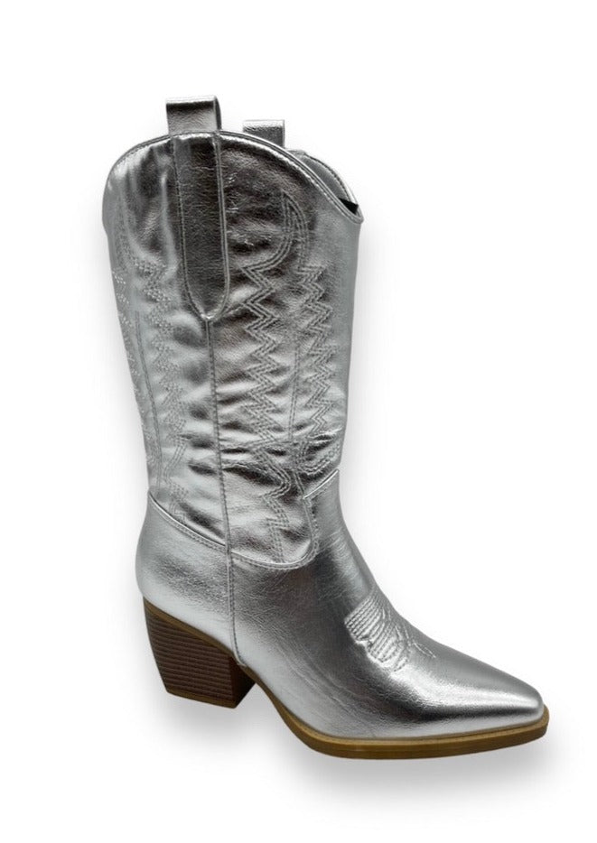 COWBOY BOOTS - METALLIC