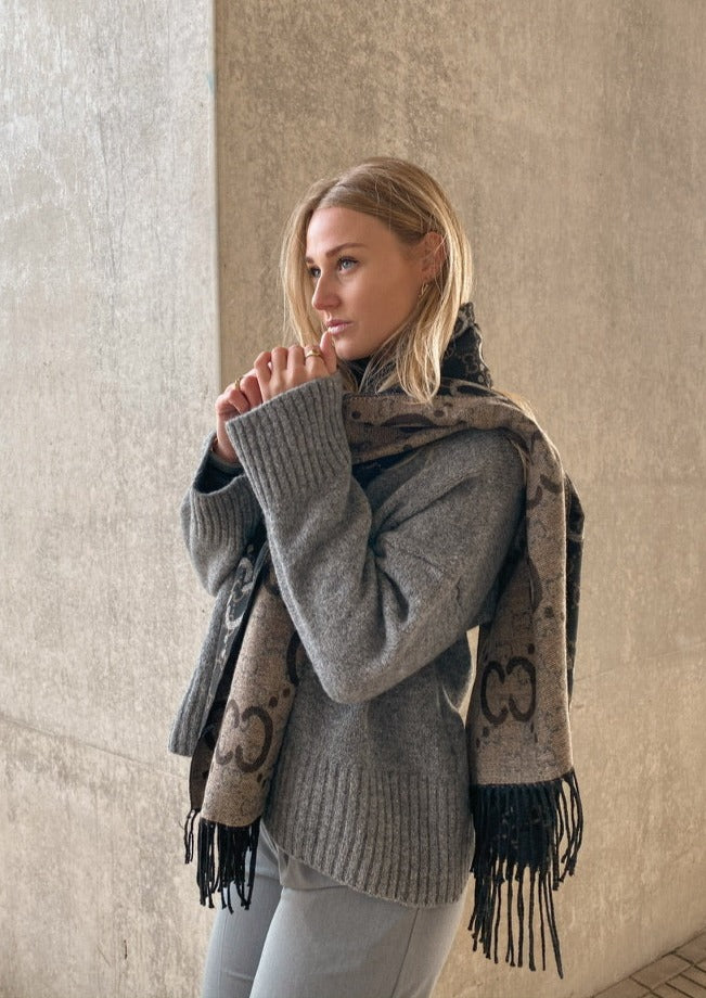CC SCARF - BEIGE