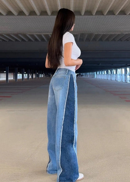 MONTÉRNO TWO-TONED WIDE LEG JEANS 054