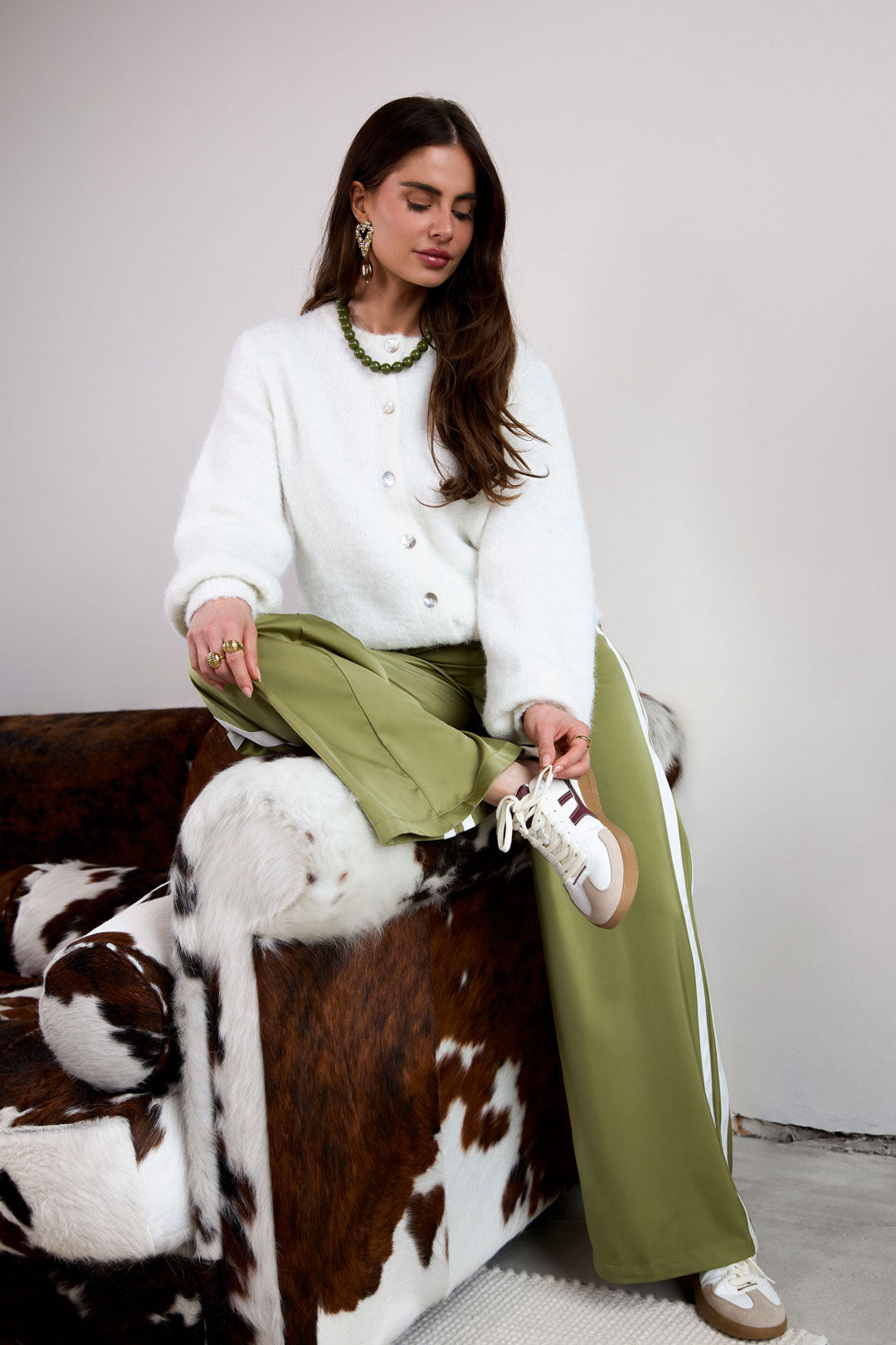 TOUCH OF SILK SATIJNEN BROEK