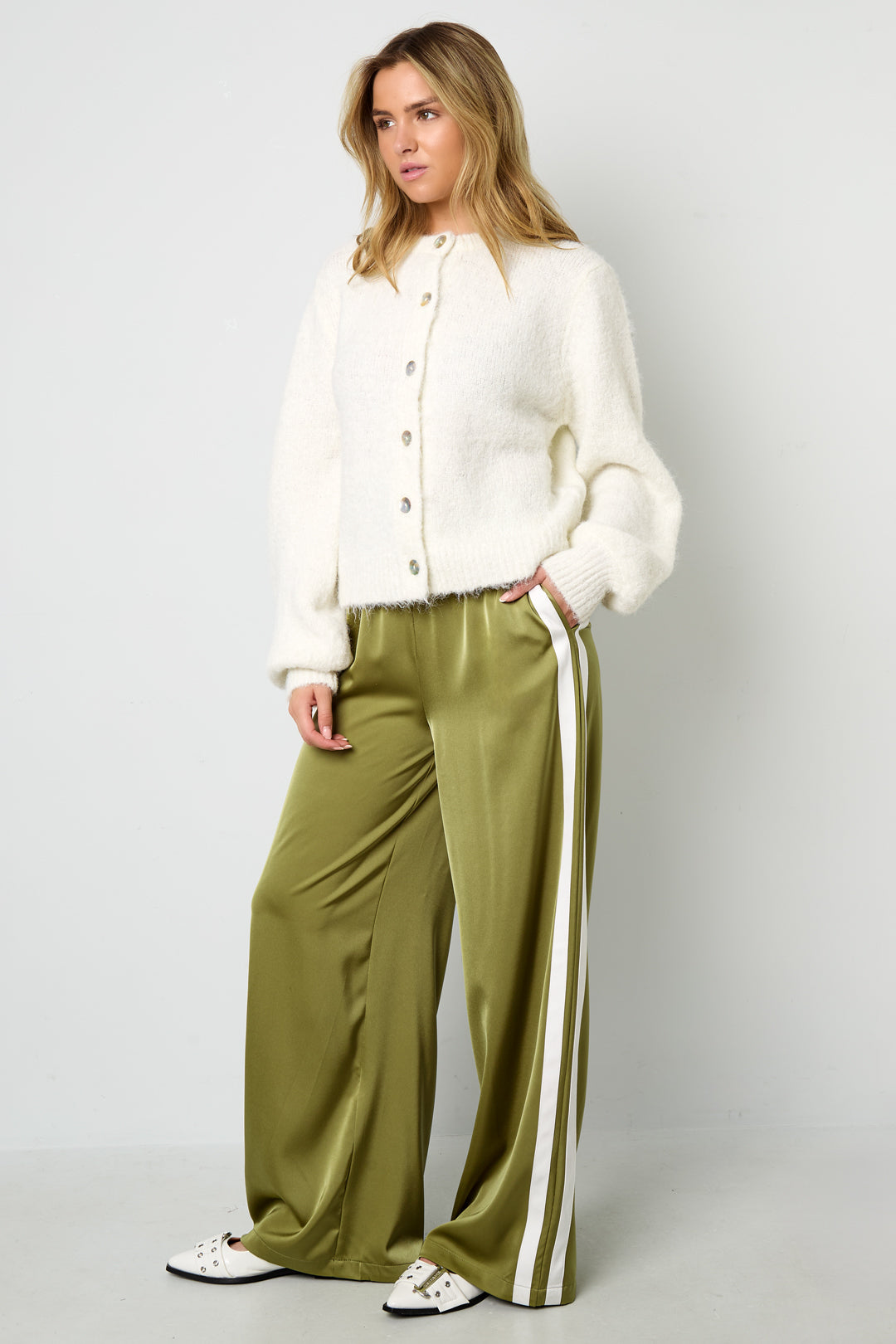 TOUCH OF SILK SATIJNEN BROEK