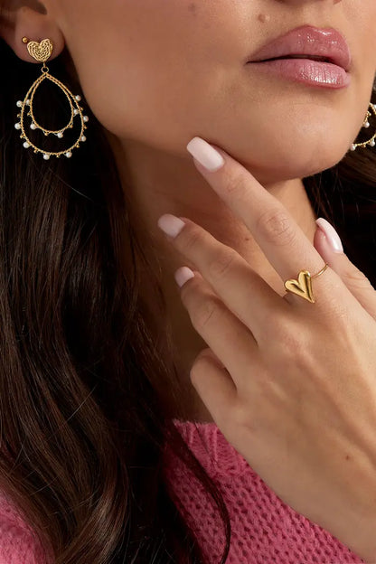 HARTJES RING - GOUD
