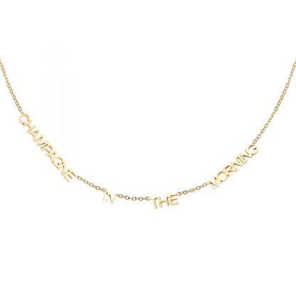 'CHAMPAGNE IN THE MORNING' CHAIN