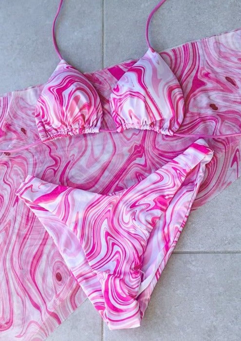 "OCEAN VIBES" BIKINI - ROZE
