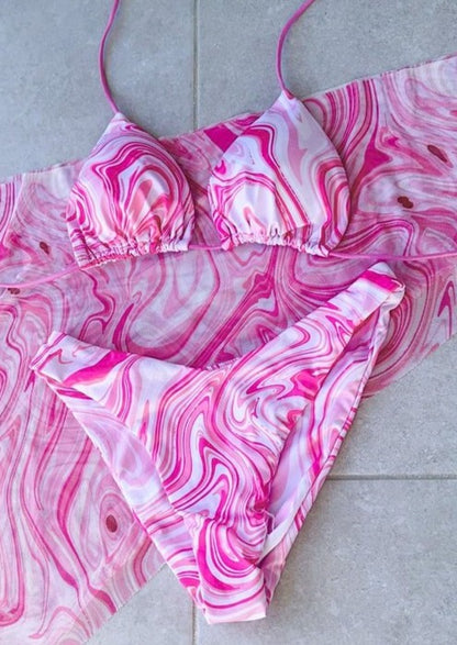 "OCEAN VIBES" BIKINI - ROZE