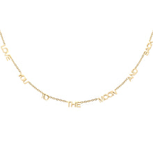 Afbeelding in Gallery-weergave laden, &#39;LOVE YOU TO THE MOON AND BACK&#39; CHAIN
