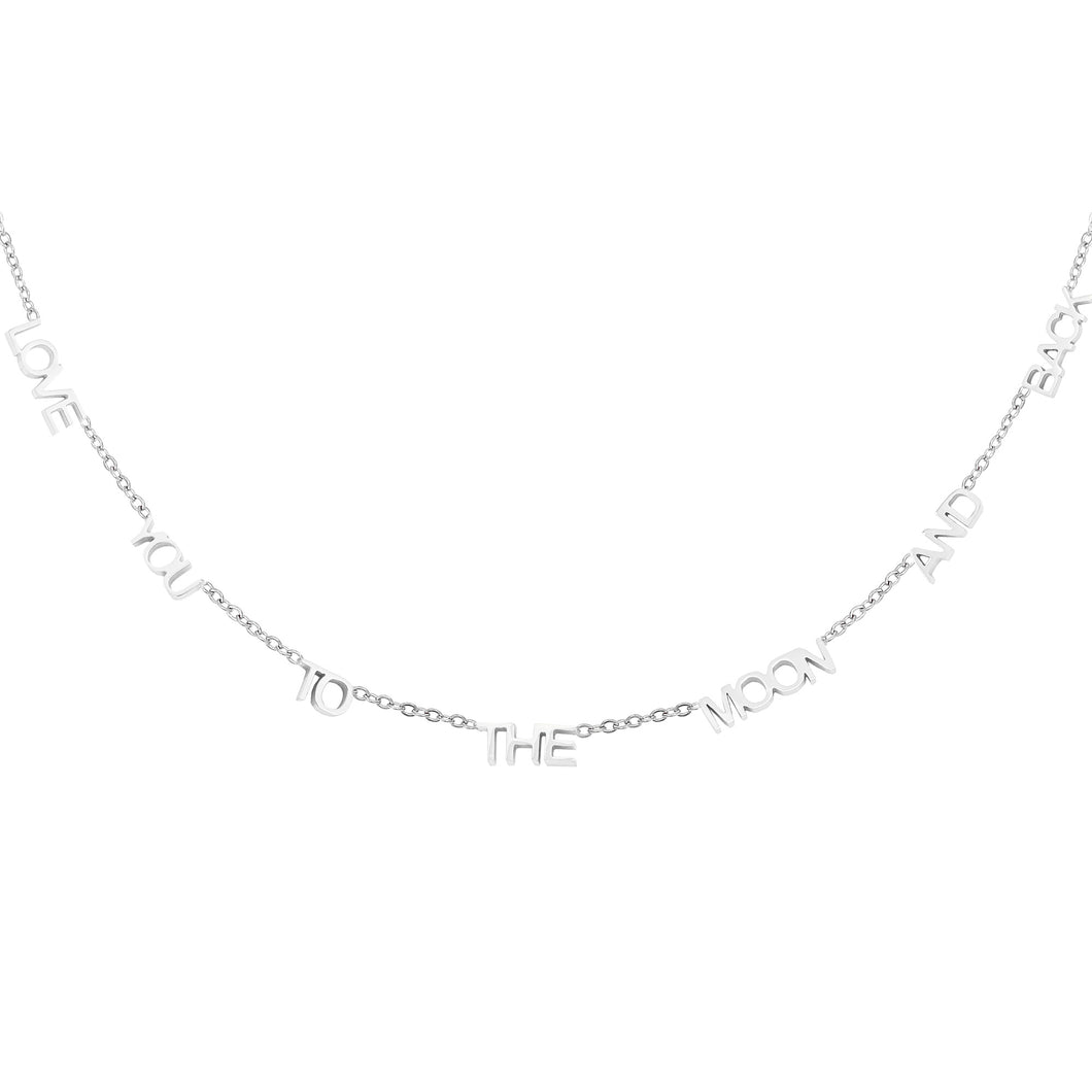 'LOVE YOU TO THE MOON AND BACK' CHAIN