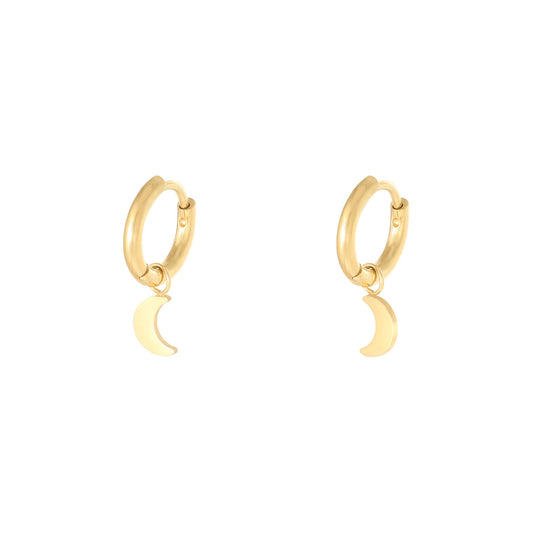 MOON EARRINGS - GOLD