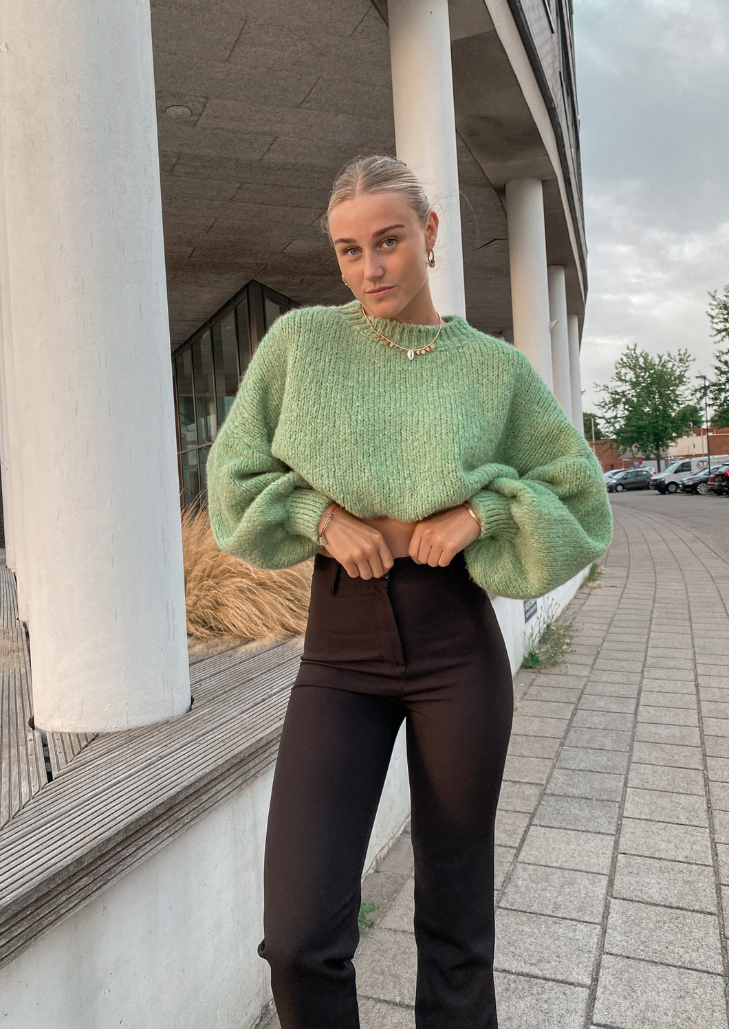 ‘STAY WITH ME’ KNIT - GREEN